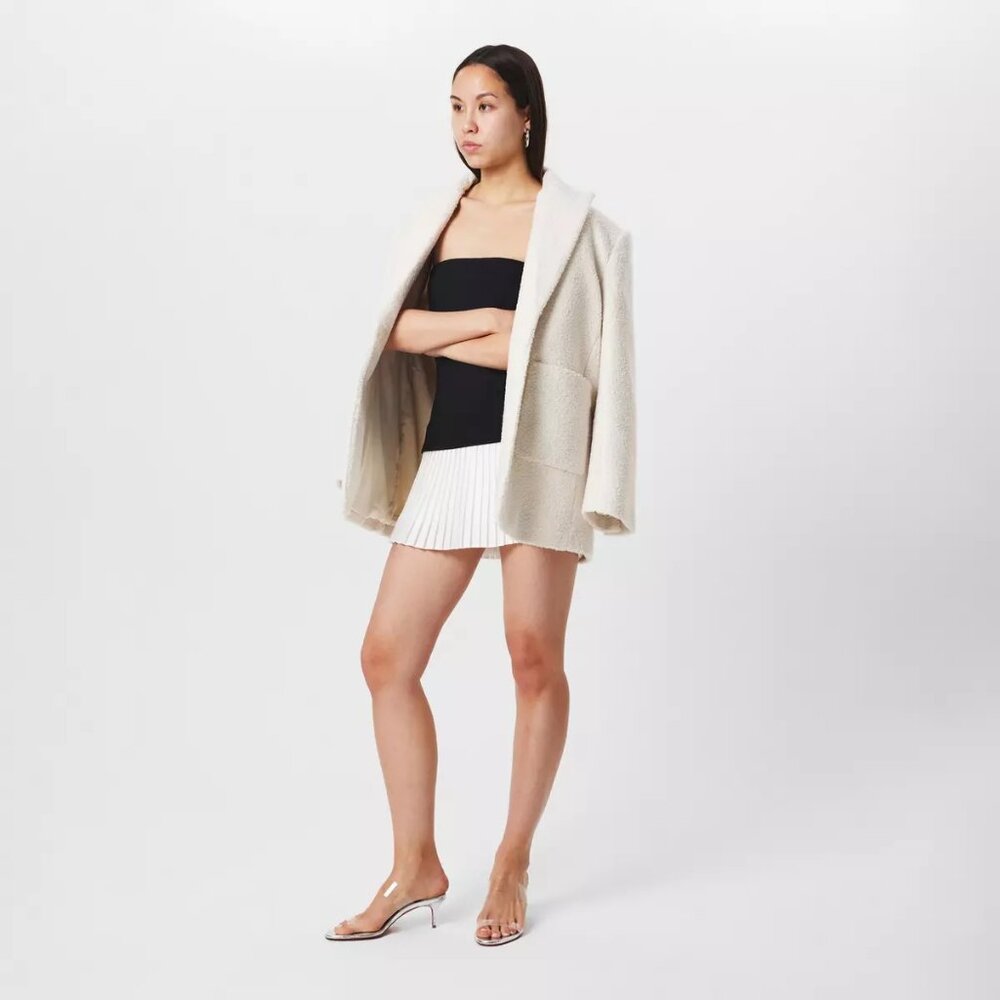 Christian Louboutin JUST NOTHING 55 Leather Mule Sandal Heels Slides Shoes - Picture 5 of 16